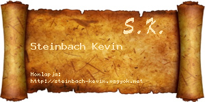 Steinbach Kevin névjegykártya